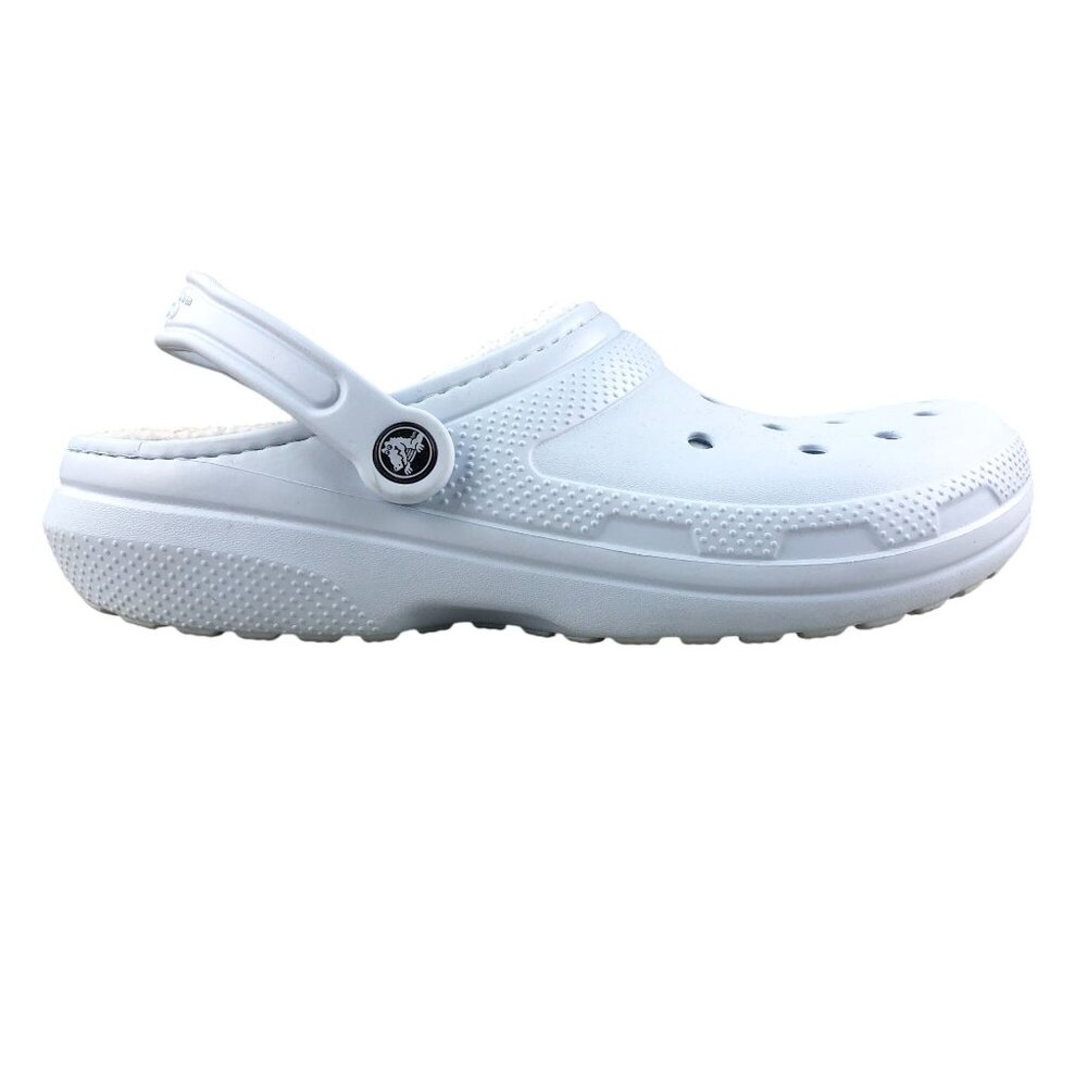 Crocs Unisex Size 9M 11W Classic Lined Warm Fuzzy Lined Slip On Casual Clogs
